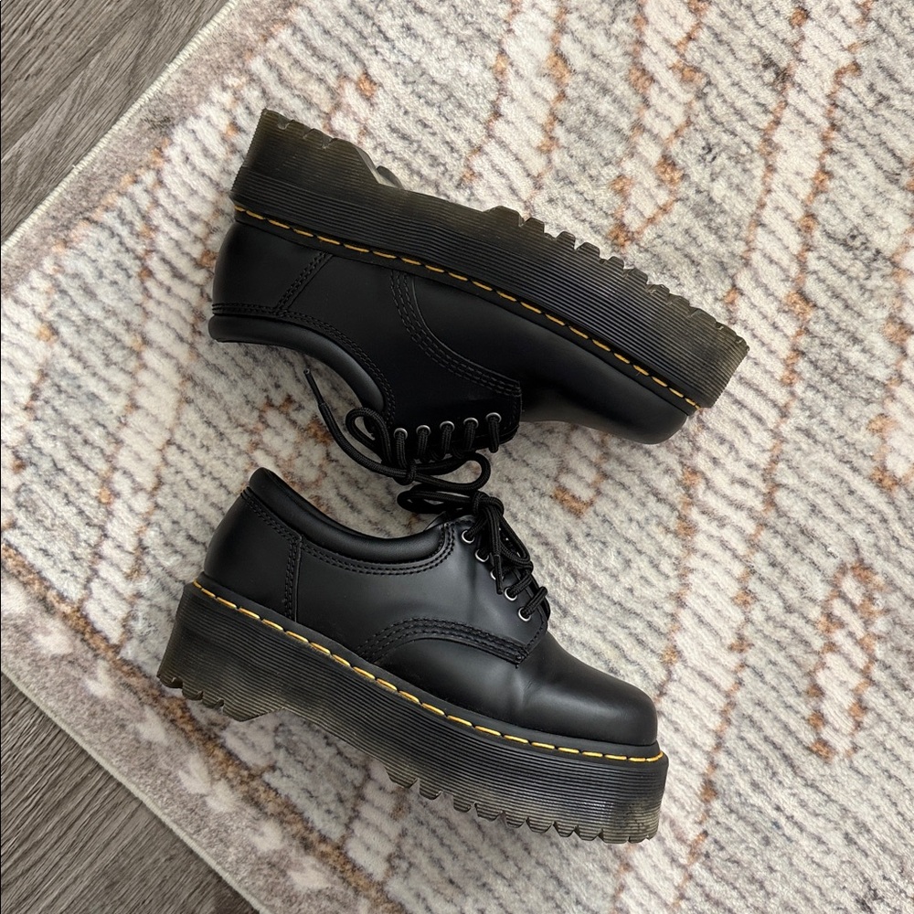 Dr. Martens 8053 Quad Platform Loafers - Picture 3 of 7